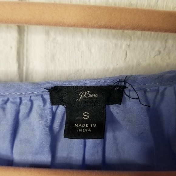 J Crew short eyelet blue tunic - Picture 8 of 10